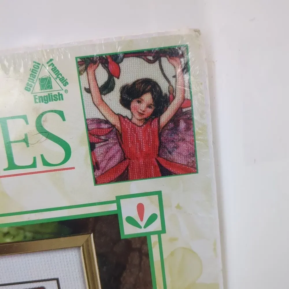 Needlepoint Flower Fairies Sicily Mary Barker 1997 Fuchsia 9 In X 12 In Vintage